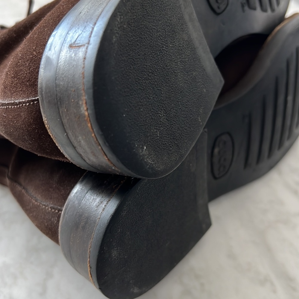 Gucci vintage brown suede lace up boot - Picture 11 of 13